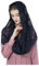 BEAUTELICATE Spitze Mantilla Schal Schleier Tüll Stola Schwarz Blau Für Damen Kirche Messe Kapelle Katholisch Braut V115 (Unendlich Form - Navy Blau)
