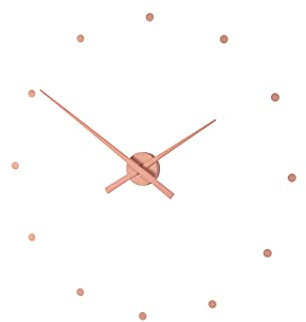 NOMON Design Wanduhr OJ, Rosa, 80cm, Design: