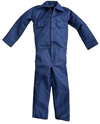 Kids Coveralls for Boys Girls Children Boilersuit Overalls Ages 1 - 14 (14 Years (Chest 36), Navy)