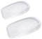 Coussinets en silicone pour soulever le talon - Semelles invisibles - Semelles compensées en silicone - Talonnettes en gel pour un rehaussement doux et plus grand (femme, 1 cm)