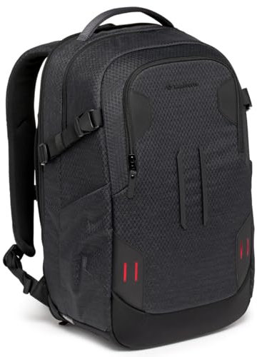 Manfrotto PRO Light Backloader M, Professional Camera Backpack for Cameras, Top and Rear Access, Double Tripod Mount, Padded Backpack with Interchangeable Dividers, Black