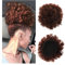 Hair bun Piezas Afro Rizado Chignon Extensiones de cabello Afro Puff Cordón Cola de caballo Extensión del cabello Sintético Rizado Rizado Bollo de cabello Messy Hair Piece ( Size : One Size , Color :