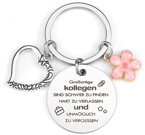 Kollegin Geschenk Schlüsselanhänger Weihnachtsgeschenke Kollegen Ruhestand Arbeitskollegin Freundschaftsgeschenke Großartige Kollegen Sind Schwer zu Finden Hart zu Verlassen Und Unmöglich Zu Vergessen