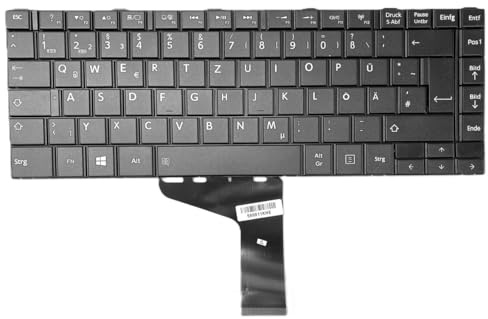 T-ProTek DEUTSCHE - Schwarz Tastatur kompatibel für Toshiba Satellite C40D-A101E C40D-A100E