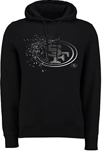 Fanatics NFL Logo Shatter Hoody San Francisco 49ers Black/Silver