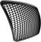 Auto Front Kühlergrille für Audi A6 C6 4F 2008-2011, Dauerhaft Auto Frontstoßstange Radiator Kühlergrille Mittelnetz Grilles Renngrill, Styling Zubehör