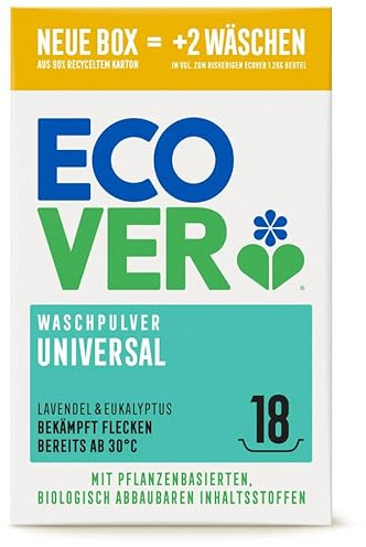 ECOVER: Universal - Waschpulver Konzentrat 1,35kg Lavendel & Eukalyptus (1)