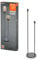 Ledvance Dekorative Stehleuchte mit 2x E27-Fassung, zwei Ständer (Höhe 78cm und 110cm), Dunkelgrau, mit 1.8m Stromkabel, perfekt passende OSRAM 1906 LED Lampe separat erhältlich