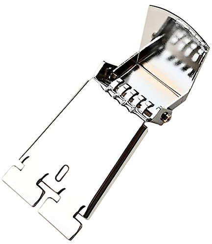 Abaodam Saitenhalter zur Saitebefestigung in Silber Banjo 5-saitiger aus Metall Ersatzteil für Banjo und Gitarre für Musiker