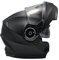 BHR Casco Moto Modulare 836 FLIP-UP, Casco Moto Apribile Omologato ECE 22.06 Con Schermo Parasole, Doppia Visiera Antigraffio e Sgancio Micrometrico, Utilizzo Touring e Cittadino, Nero Opaco L