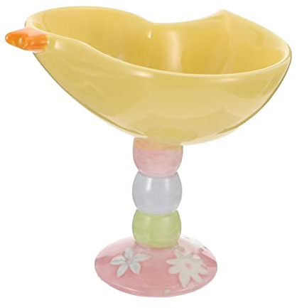 IMIKEYA 1stück Lustiger Hühner-design Dessertbecher Keramischer Snack Und Eiscremebecher Für Kindergeburtstagsfeiern Für Süßigkeiten Pudding Und Desserts