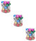 Cabilock 72 STK Weihnachtsbaum Hängen Größe Mini-Disco-Kugeln Bunte Weihnachtsschmuck Weihnachtsdekorationskugel Ball Minis Weihnachtsbaum-hängekugel Sub Krippenschmuck Mini-Kugel