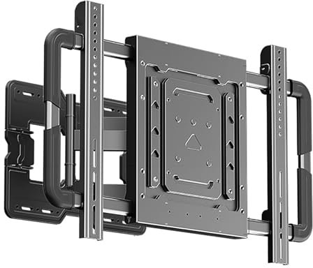 Full Motion TV Wall Mount For Most 75-120 Inch TVs Up To 200 Lbs, Tilt TV Wall Mount Bracket, TV Wall Mount For TV And Monitor With Adjustable 6 Arm