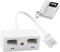 BT Telephone Splitters,2 Way UK Phone Sockets Splitter Adapter RJ11 Male Plug to 2 Female Socket Extender Double Phone Socket Converter for UK Landline Telephone Modem Cable FAX Phone Adapter White