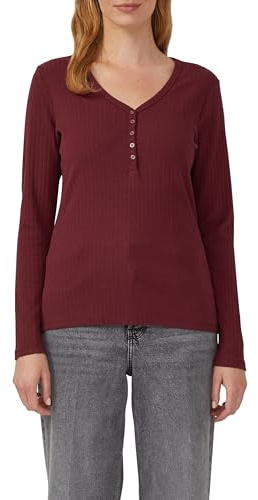 s.Oliver RIPP-Langarmshirt mit Knopfleiste im Slim Fit