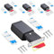 4 Pack Heavy Duty Push Latch & Lock for Hidden Door Touch Latches and Catch Magnet Push Release Drawer Pull Tip, Black Easy Install
