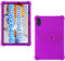 AKNICI Custodia Silicone per UMIDIGI G3 TAB Ultra/UMIDIGI G3 Tab/UMIDIGI G2 Tab/UMIDIGI G1 TAB Tablet 10 Pollici, Protettiva Cover con Supporto Integrato, Viola