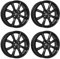 4x Dezent Felgen TN black 7.0Jx18 ET27 4x108 kompatibel mit Citroen C4