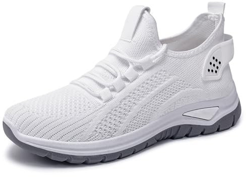 Zapatillas Mujer Verano,Zapatillas Ciclismo,Deportivas Sin Cordones Malla Transpirable Slip-On Non Slip Ligero Zapatos para Pasear Caminar Correr Andar