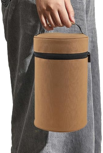 Yonuaret Sac de rangement pour bol de camping | Récipient à vaisselle étanche et portable divisé avec fermeture éclair | Sac à vaisselle d'extérieur Sac de voyage | Pour randonnée, pique-nique