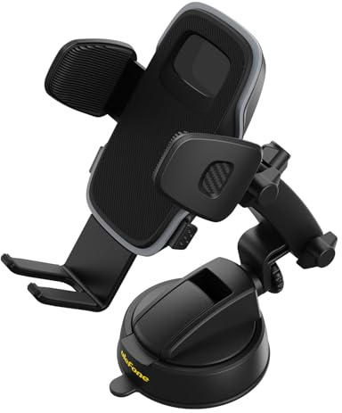 Ulefone Armor Mount UAN16, Handyhalterung Auto Upgrade Handyhalter(Max 43mm) - 360° Drehbar, Mehrpositionen, Robust & Schwerlast Design, Für Smartphones/Outdoor Handys