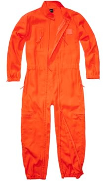 Brandit Flight Suit, Overalls, Combi, Work Safety Suit, Sizes S To 5XL, Orange, S
