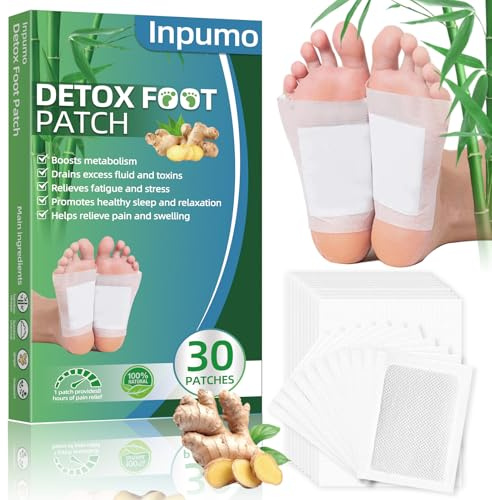 Detox Foot Patches, Remove Toxins Deep Cleansing, Relieve Body Stress, Improve Sleep Quality, Enhance Blood Circulation (30PCS)
