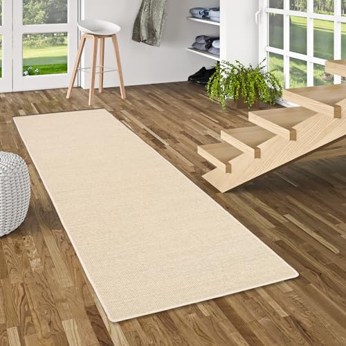 Snapstyle Sisal Natur Läufer Teppich Astra Hirse in 9 Größen