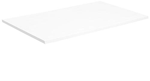 moebel-eins Office ONE Schreibtischplatte, Material Dekorspanplatte, 160x80 cm, Weiss