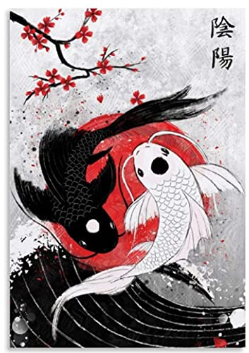JYSHC Holzpuzzle 1000 Stück Koi Fisch Yin Yang Puzzles Lernspielzeug Für Erwachsene Geburtstagsgeschenk Ty876Xz