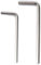 Musiclily Basic Metrisch 2.5mm und 3mm Stahl Gitarren Innensechskantschlüssel für E-Gitarre Floyd Rose Tremolo System, Nickel (2er Set)