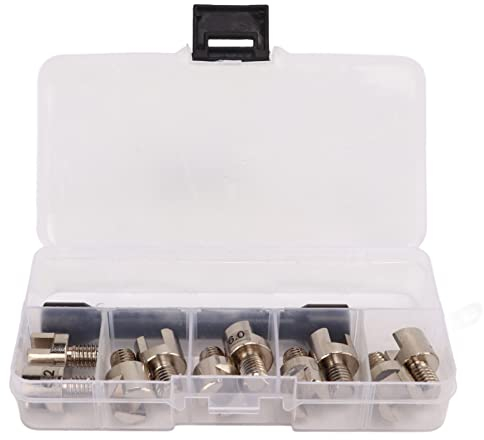 KIMISS Kit de clé à Rayons, 10 en 1 Outil de Réparation de Roue Portable pour Moto Kit D'outils Universel de clé Dynamométrique à Roue Réglable