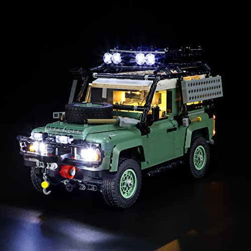 LIGHTAILING Licht-Set Für Lego- 10317 Klassischer Land Rover Defender 90 - Led-Beleuchtungsset Kompatibel Mit Lego Bausteinen Modell - Modell Set Nicht Enthalten