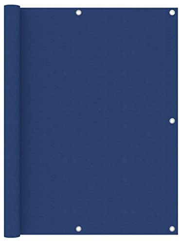 HIGSOSE Brise-Vue pour Balcon Bleu 120x400 cm en Tissu Oxford Écran de Jardin Imperméable et Résistant au Vent Couverture de Confidentialité Paravent Extérieur Auvent Terrasse Piscine