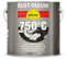 Rust-Oleum HARD HAT Hitzebeständiger Decklack - Hochleistungs-Deckschicht, hitzebeständig bis 750°C, Ofenlack Auspufflack Sprühlack Lack Spray Sprühfarbe Hitzelack Farbspray (2.5 l, Schwarz)