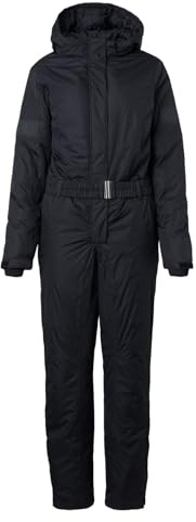HORZE Damen Overall Annica, wasserabweisend, Winddicht, Silikon Vollbesatz, Schwarz, 36