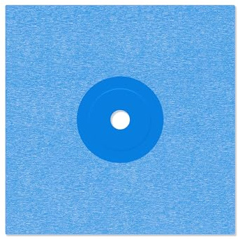 Isolbau Wandmanschette P3 Blau - 50 Stück 120 mm Dichtband - Wasserdichte Manschette für Sanitär, Dusche, Bad, Fliesen, Isolierung Abdichtung Dichtmanschette für Innen- & Außenbereich
