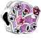 Rimgoris 925 Charm in argento sterling per bracciali da donna collana Viola Wintersweet Fiore Charms Donna Bracciale Fascino