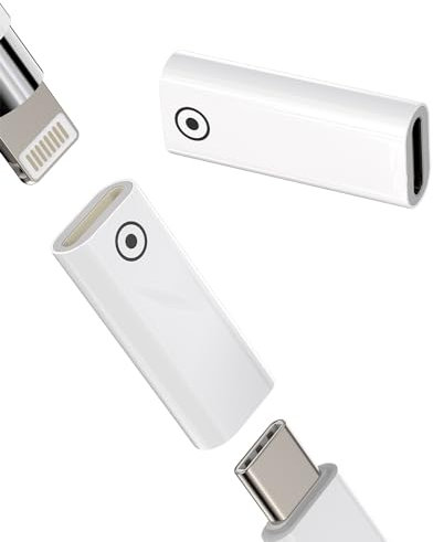 Adattatore da USB C a Lightning per Apple Pencil 1 Generazione Accessori USB-C Caricatore per Ipad Connettore Prima Generazione Type C Caricabatterie Adattatori