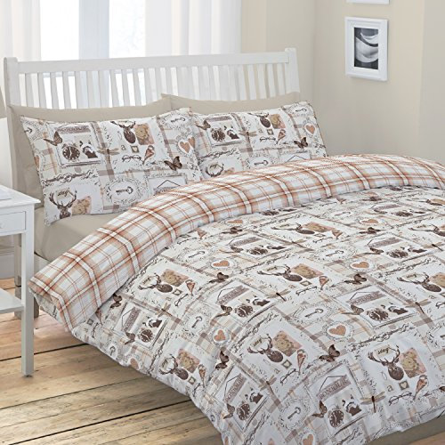 Catherine Lanfield Bettwäsche Stags COLLECTABLES 135X200+80X80, Twin, Orange
