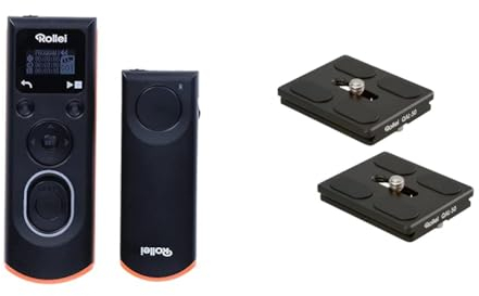 Rollei Wireless Fernauslöser für Sony – erlaubt die kabellose Fernauslösung & QAL-50 - professionelle Kamera-Schnellwechselplatte/Schnellverschlussplatte