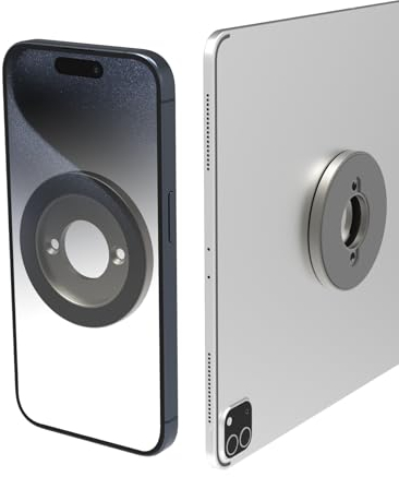 LYFPOOM Magnetisch Tablet Wandhalterung [2er-Pack], Magnetische Bohrsockel Tablet Wandhalter, für 4-12,9 Zoll Handy & Tablet, iPad Pro/Air/Mini, Galaxy, Lenovo, iPhone usw