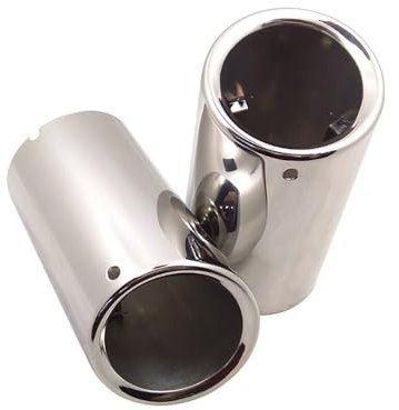 Auto Edelstahl Auspuffrohr Endrohr, Für Audi Q5 2015-2024 Auto Auspuff Schalldämpfer Auspuffblende Universal