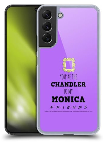 Head Case Designs Offizielle Friends TV Show BFF Zitate Harte Rueckseiten Handyhülle Hülle Huelle kompatibel mit Samsung Galaxy S22+ 5G