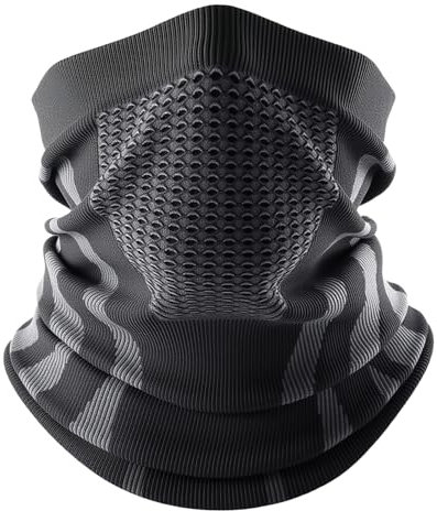 filheraze 1 Pcs Cache Cou Sport Respirant, Demi-Masque Anti-Froid, Cou Cagoule Avec Trous Respirants Cache-Oreilles Pour Moto Snowboard Cyclisme, Suitable for Motorcycles, Skis, Bicycles, Hiking Trips