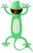 schöne Lesezeichen, lustiges 3D-Cartoon-Lesezeichen, Tiere, Lesezeichen für Studenten, Büro, Schreibwaren, kreatives Geschenk, ideal für Jungen und Mädchen (gecko)