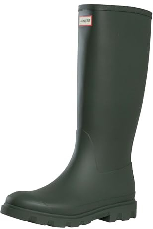 Hunter Mens Downpour Tall Wellington Dark Olive 8 UK