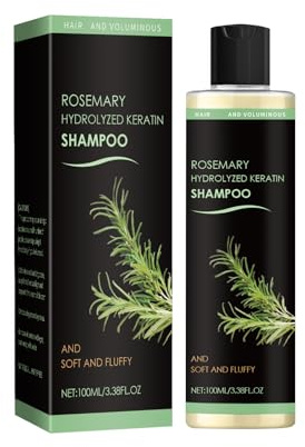 Rosmarin Shampoo mit Biotin & Keratin, 100ml | Feuchtigkeitsspendende formel, Kräftigt & glättet, Sulfatfreie pflege, Fördert natürlichen glanz