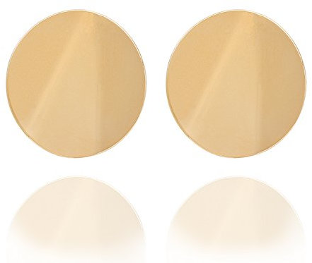 MalaikaRaiss Ohrringe Ohrstecker Gold Damen Goldene Platte 24 Karat Hochglanz Vergoldet - E325a-M