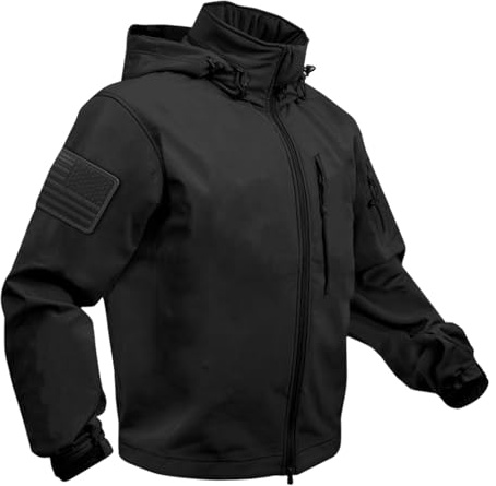 Tactical Pro Supply Patriotic American Flag Jacket Concealed Carry Waterproof | Durability & USA Patriotic Design | Versatile & Stylish Zipper Closure Jacket | Easy Clean & Maintenance